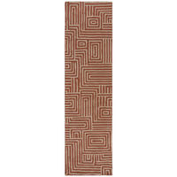 TEPPICH ARLEN, geometrisch, Terrakotta, 80 x 300 cm - Orange, Textil (80/300cm) - KADIMA DESIGN