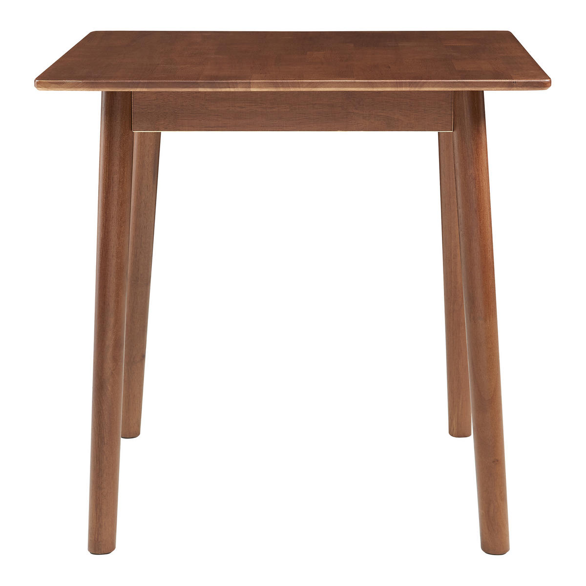 JÍDELNÍ STŮL Klijori - barva vlašského ořechu, dřevo (75/75/73.5cm) - [en.casa]