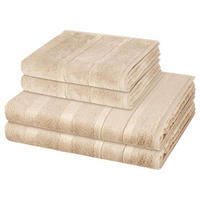 FROTTIERSET Noblesse 4-teilig - Braun, Textil (50/100cm) - Cawoe
