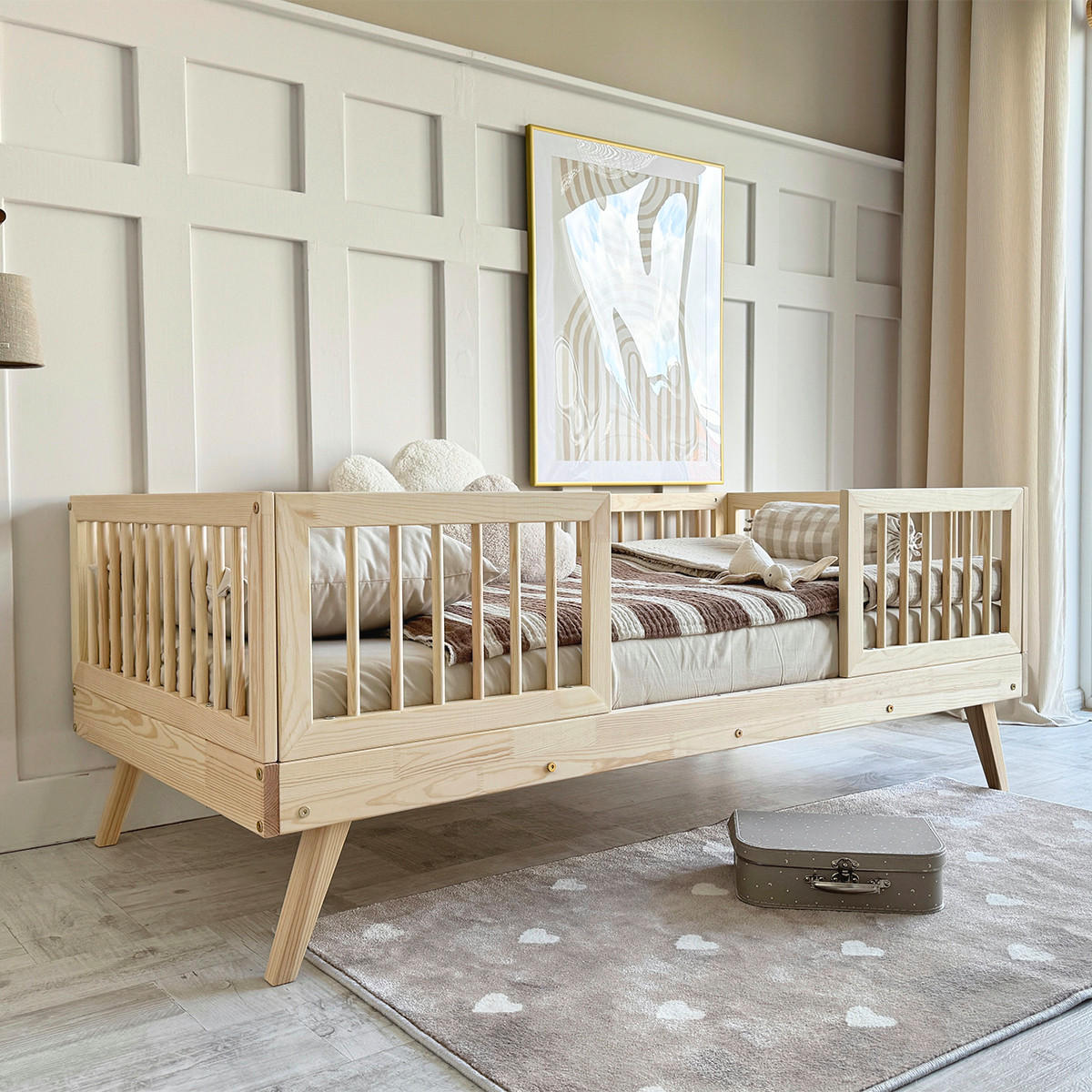 POSTEL 90/190 Maylis Přírodní dřevo - hnědá, dřevo (90/190cm) - Petits-meubles