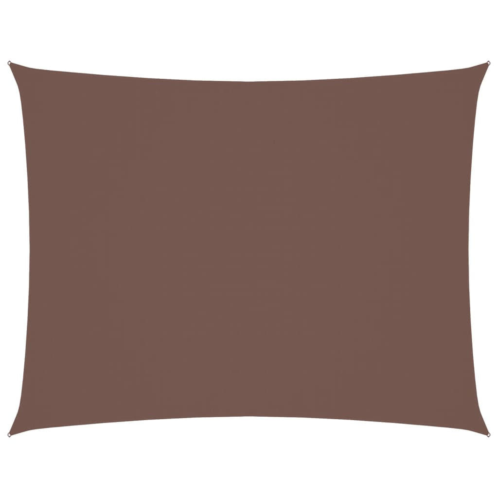 SONNENSEGEL Oxford-Gewebe Rechteckig 2x3,5 m Braun - Braun, Textil (350/200cm) - furnicato
