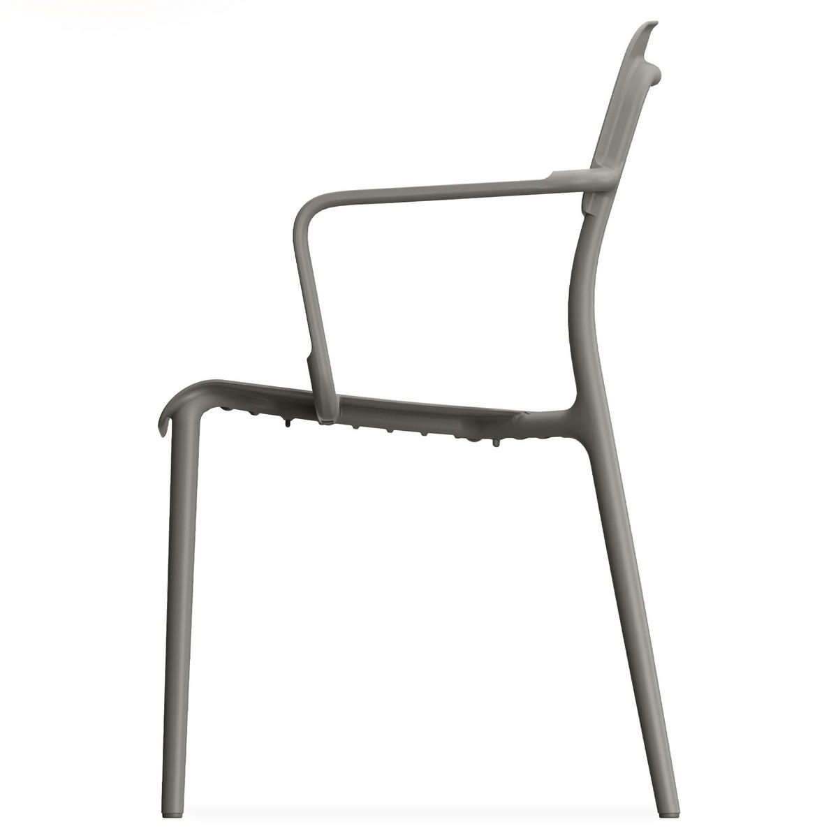 GARTENMÖBEL-SET GALIO, 5-tlg - Graubraun, Kunststoff - KONSIMO®