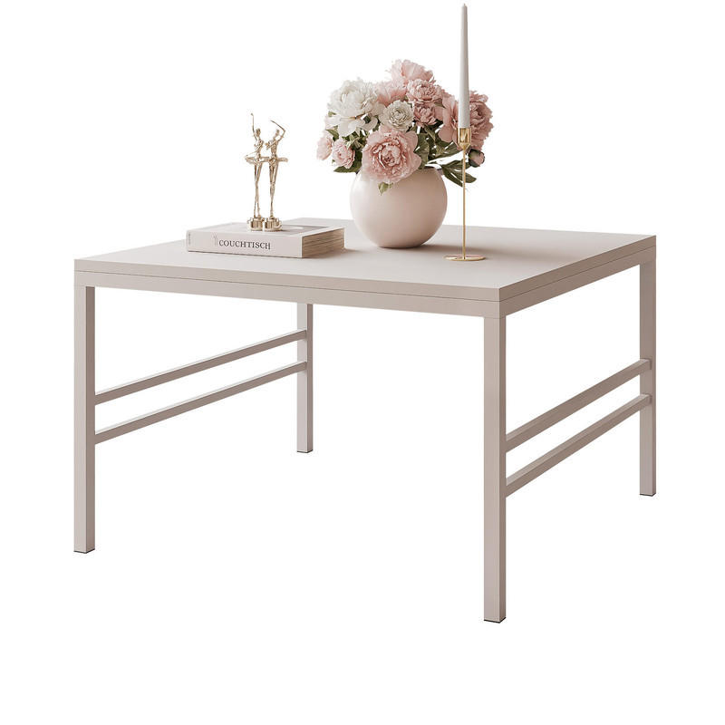 COUCHTISCH FORMA 70/70 cm Quadrat, Kaschmir - Kaschmir, Metall (70/70/46cm) - Idohome