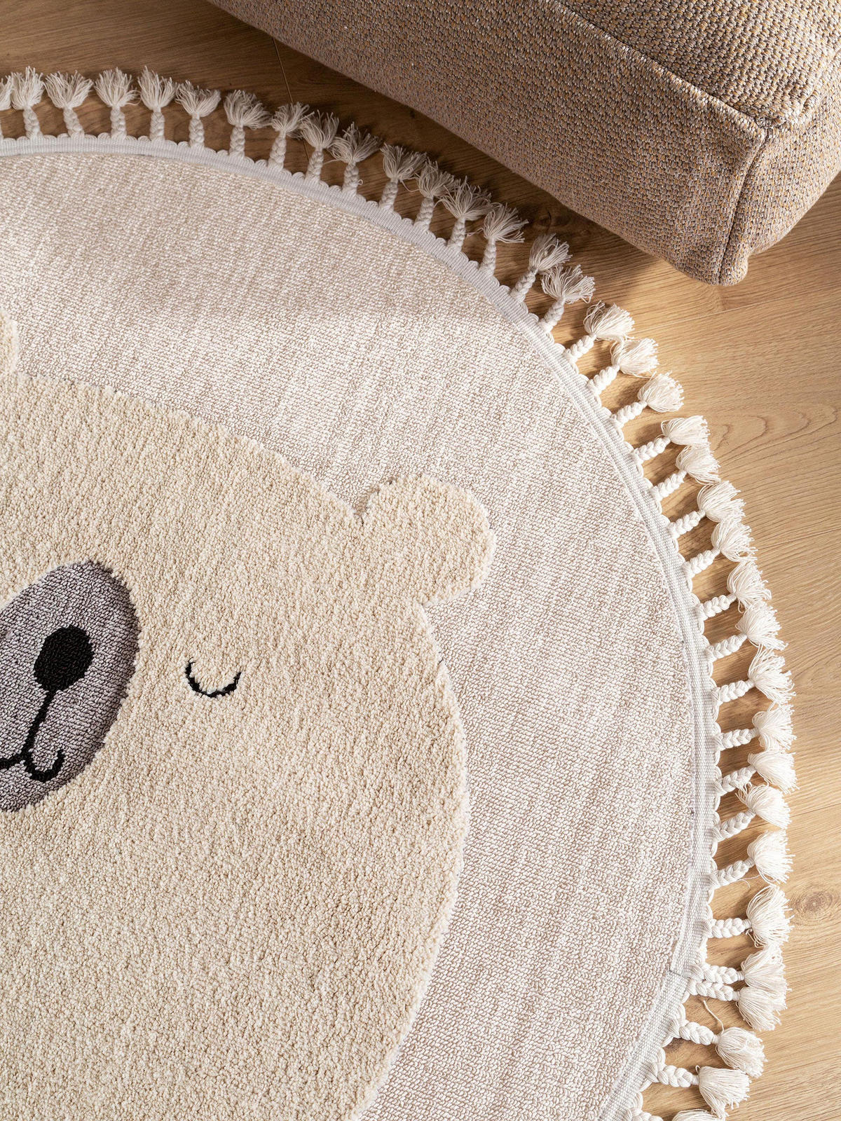 KINDERTEPPICH Momo Cream ø 120 cm rund - Creme, Textil (120/120cm) - Lytte