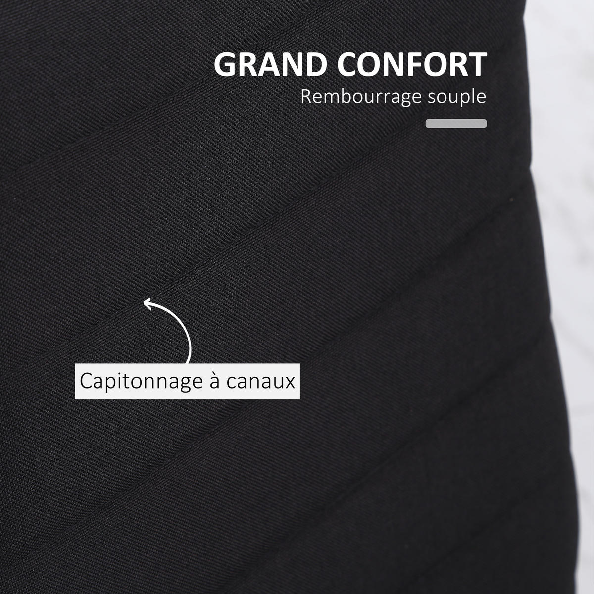 ESSZIMMERSTÜHLE 4er-Set DE-13286 hohe Rückenlehne Schwarz - Schwarz, Metall (41/97/50cm) - ComfortXL