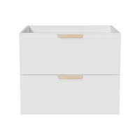 WASCHBECKENUNTERSCHRANK - 60 cm x 46 cm - holz - weiß Avoreli - Weiß, Holz (60/50/46cm) - Vente-Unique