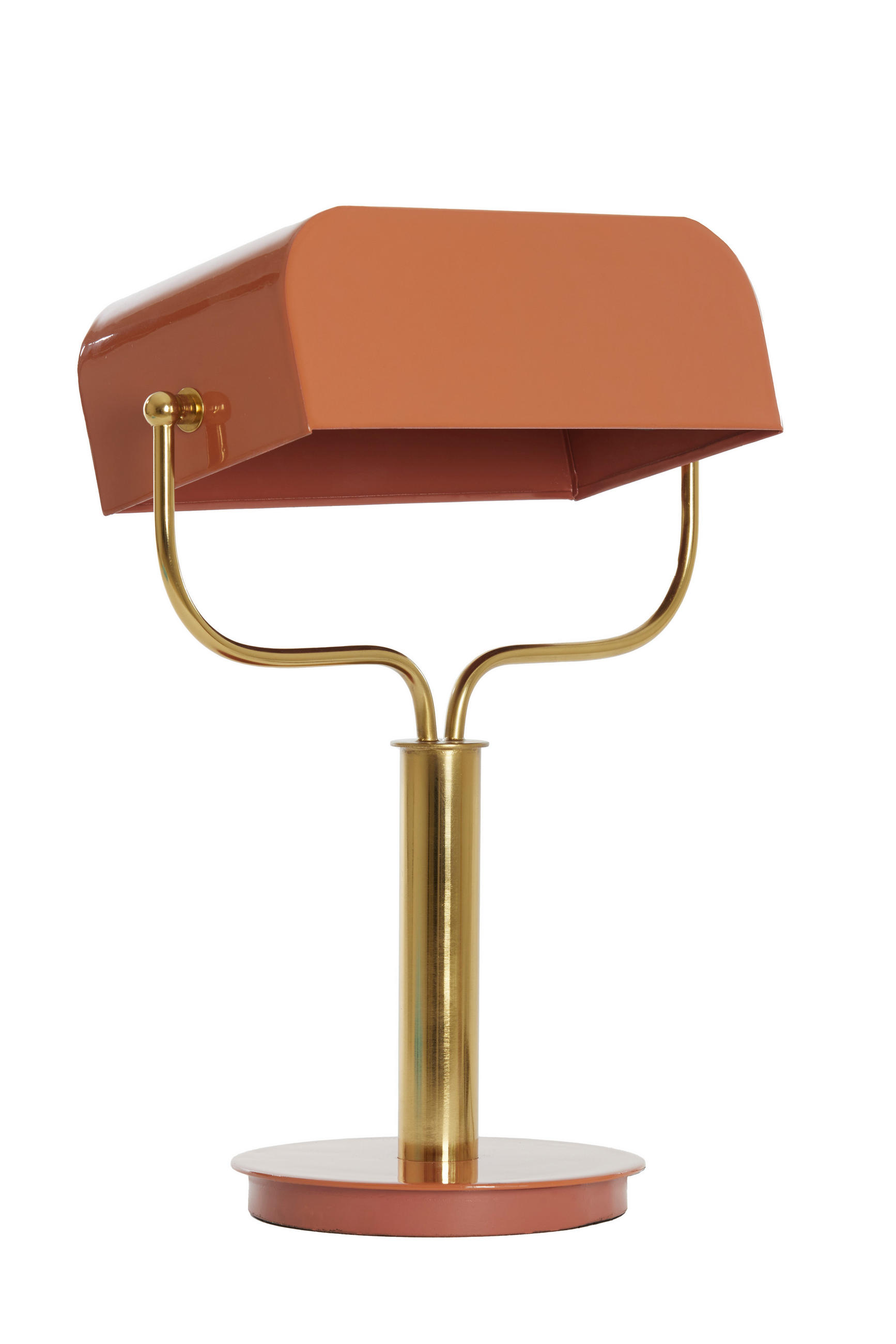 TISCHLAMPE Ayer Orange Ø37/43 cm - Orange, Metall (37/14/43cm) - Light & Living