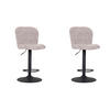 BARHOCKER Vino Beige 53/45/116 cm 2er-Set - Beige, Textil (45/116/53cm) - LABEL51