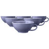 TEETASSEN Beat Color Glaze Fliederblau 140 ml 6er Set - Violett, Keramik (0.14L) - Seltmann Weiden