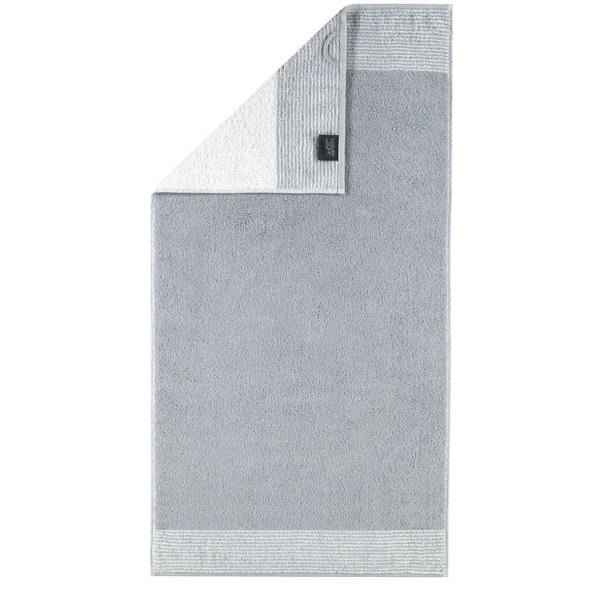 HANDTUCH Unisex Luxury Home C Two-Tone Grau Baumwolle 10er Pack - Platinfarben, Naturmaterialien (200/135cm) - Cawoe