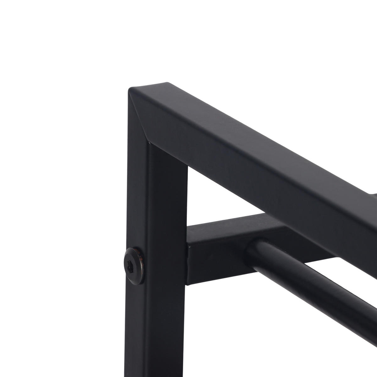 WEINREGAL - Schwarz, Metall (42.5/21.5/24.5cm) - Relaxdays