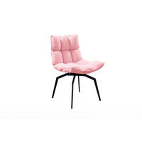 ESSZIMMERSTUHL BARO Pink Webstoff Drehbar (360°) (1er-Set) - Pink/Rosa, Kunststoff/Textil (54/86/65cm) - KAWOLA