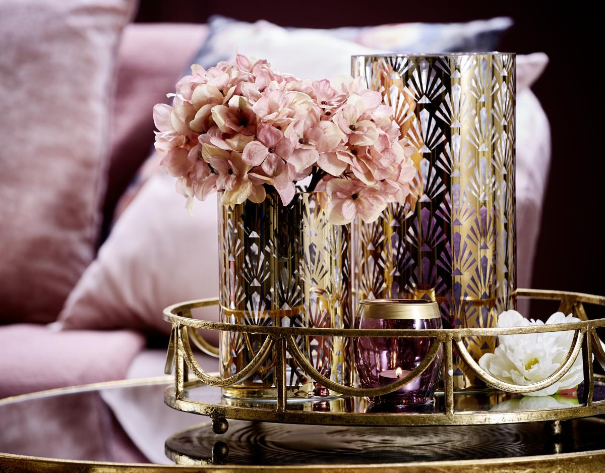 Dekorace ve zlaté barvě