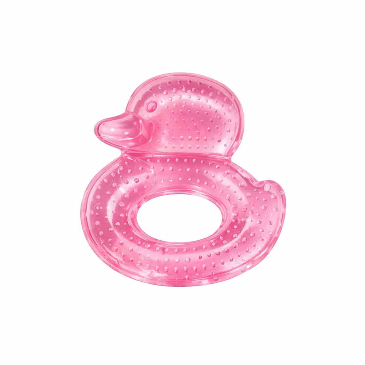 BEISSRING Ente T1199 rosa Zahnungshilfe griffige Form kühlt und lindert - Rosa, Kunststoff (7/9cm) - Cangaroo