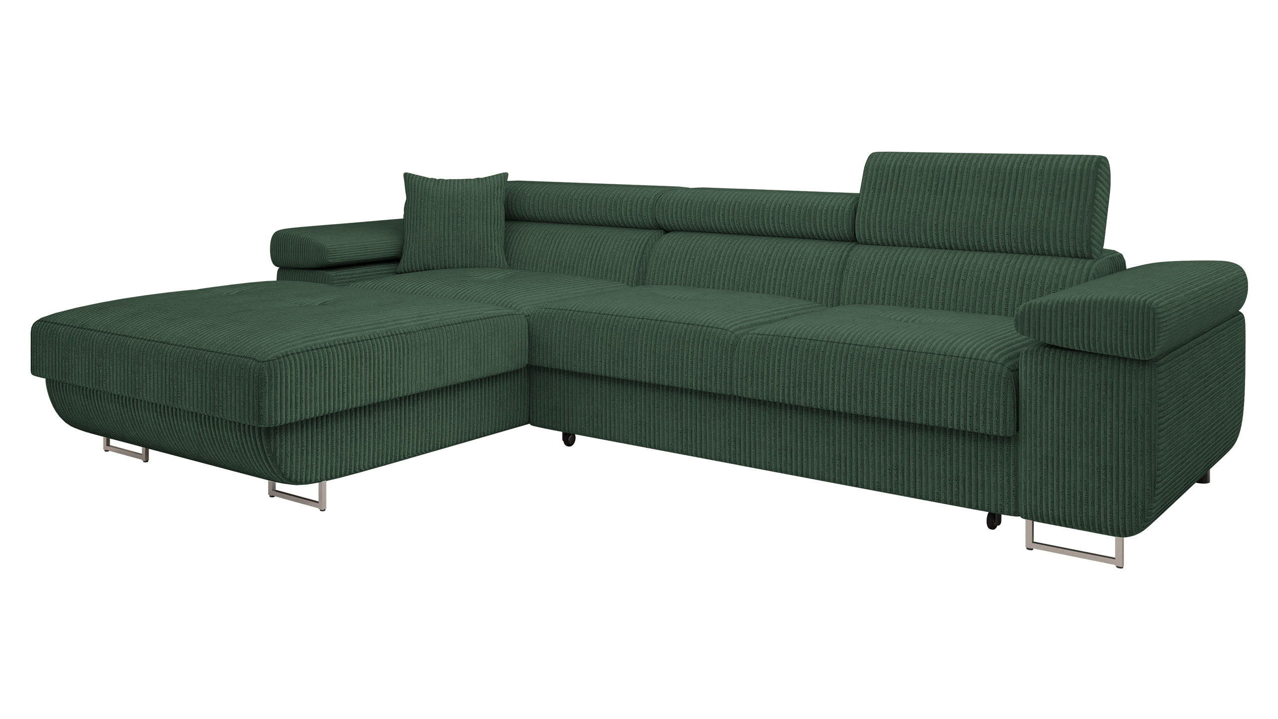 Mirjan24 Ecksofa Grün 280x170 cm