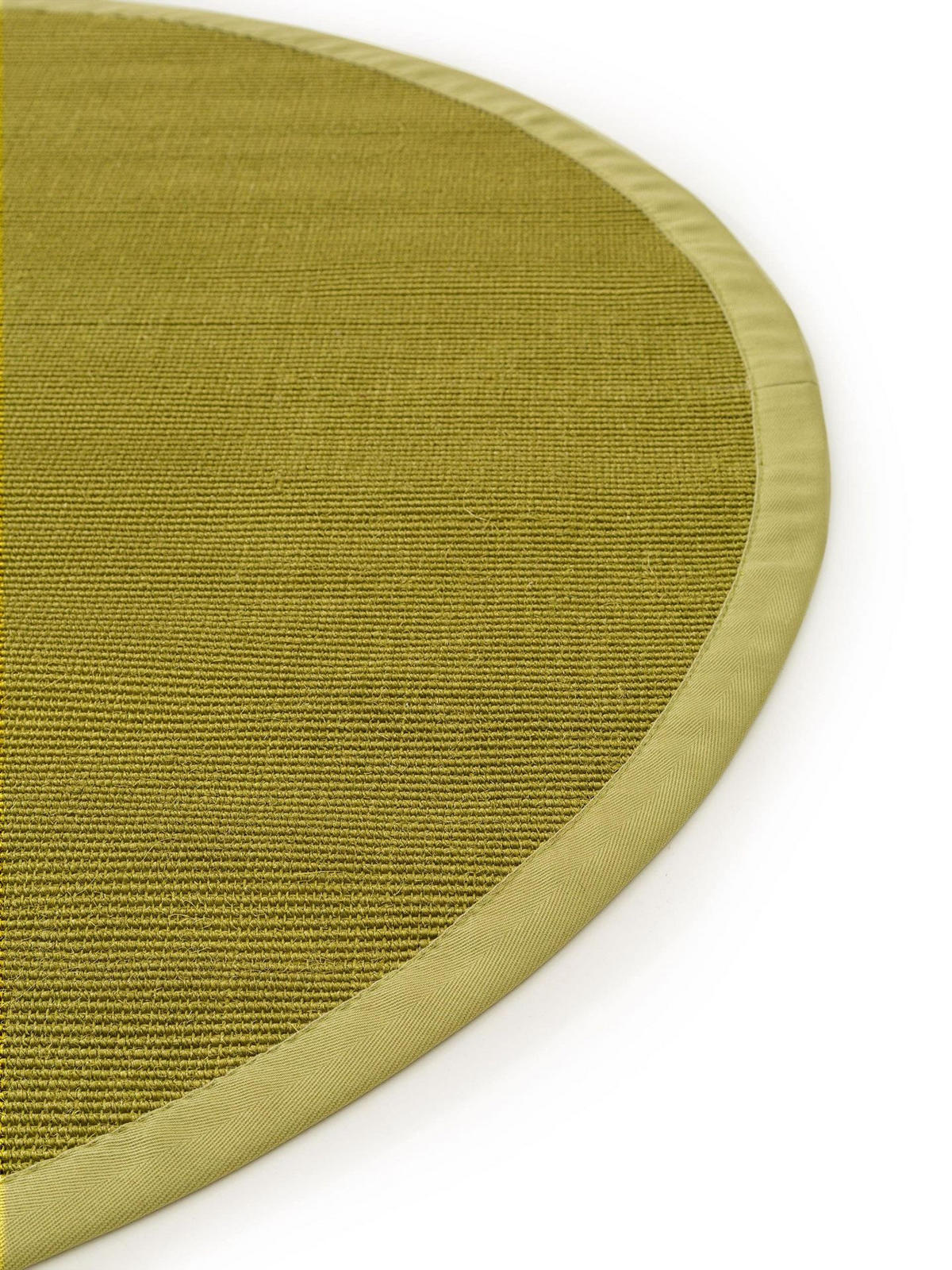 SISALTEPPICH Sana Grün ø 250 cm rund - Grün, Textil (250/1cm) - KUNSTLOFT