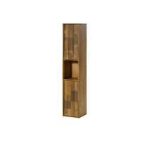 HÄNGESCHRANK Mango 30x30x150 hellbraun geölt MIAMI #125 - Braun, Holzwerkstoff (30/150/30cm) - Massivmoebel24
