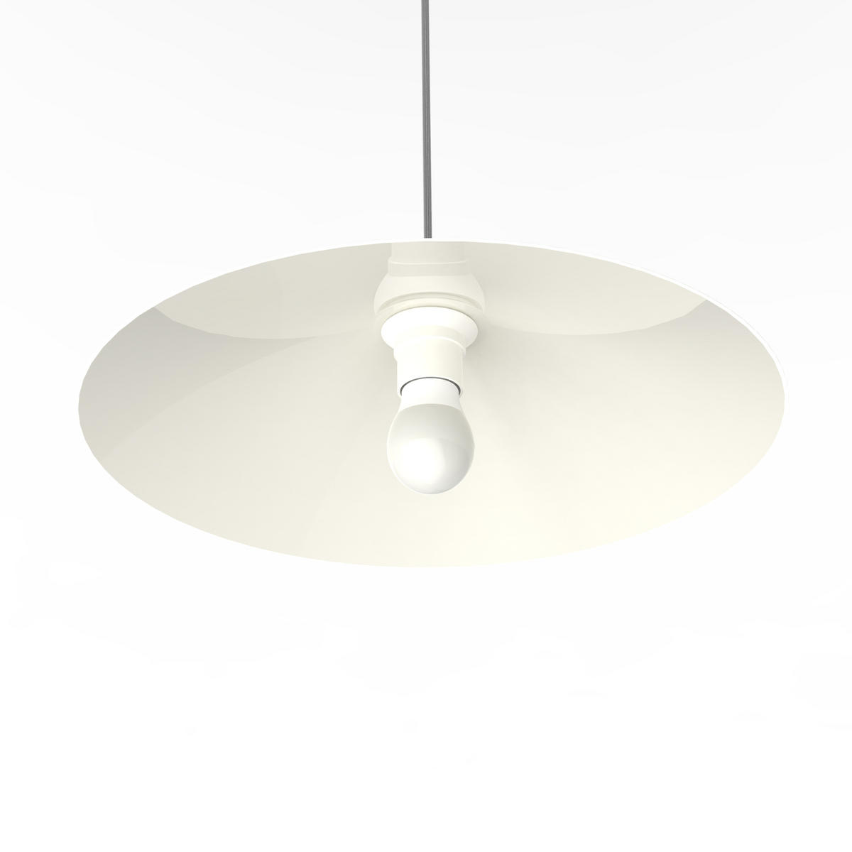 HÄNGELEUCHTE - Schwarz, Metall (40/40/10cm) - Lumicom