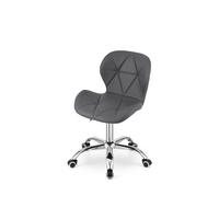 BÜROSTUHL Avola, grau - Silberfarben/Grau, Textil/Metall (47.5/86.5/55.5cm)