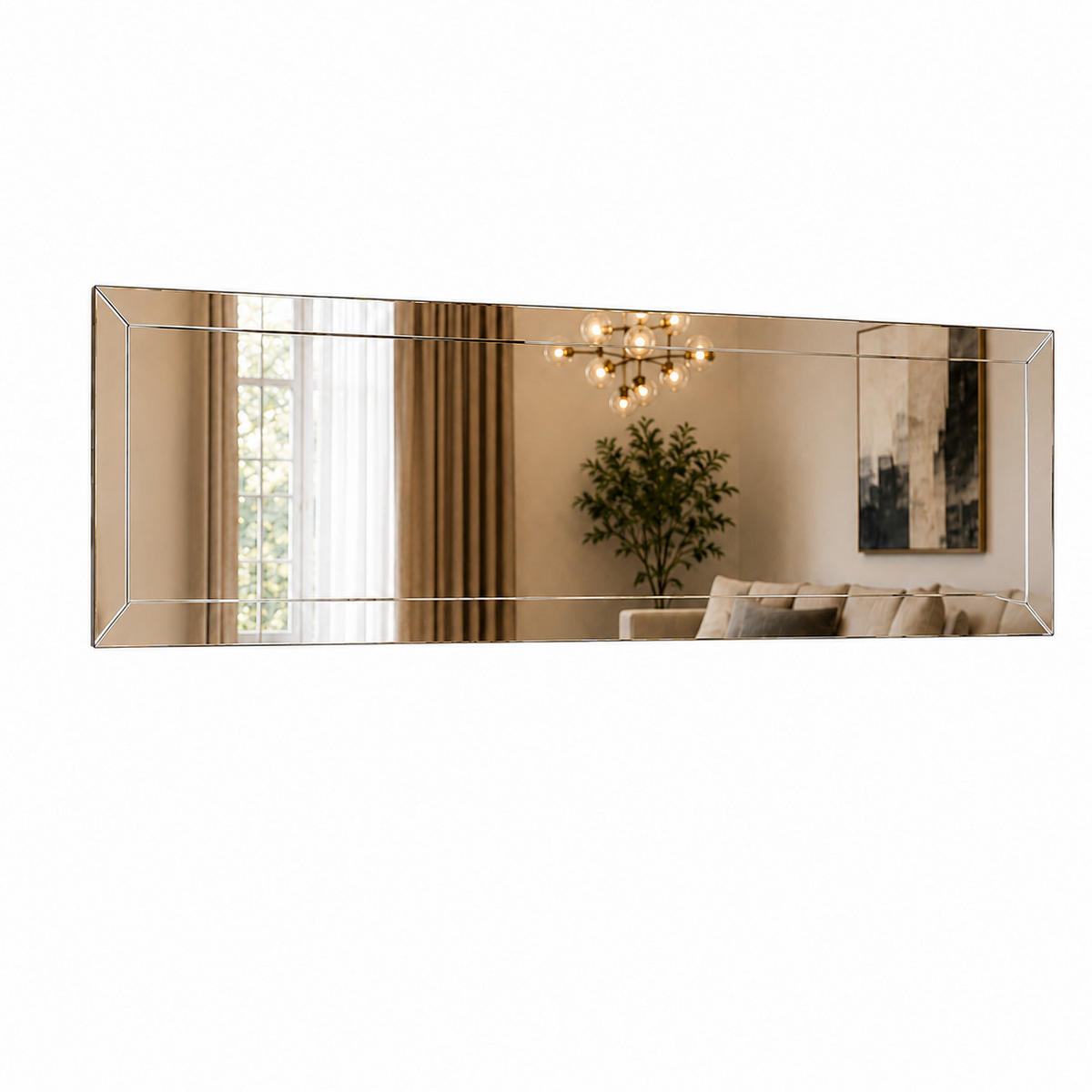 SPIEGEL Harmony 40x120cm - Transparent, Holzwerkstoff (120/40/3.5cm) - moebel17