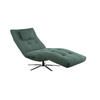 RELAXLIEGE LETICIA Smaragdgrün Cord - Smaragdgrün/Schwarz, Textil/Metall (82/115/156cm) - KAWOLA
