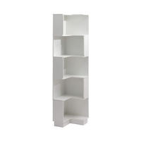 BÜCHERREGAL 6 Ablagen Weiß 38,5/37,5/175 - Weiß, Holz (39/175/38cm) - Mobili Rebecca