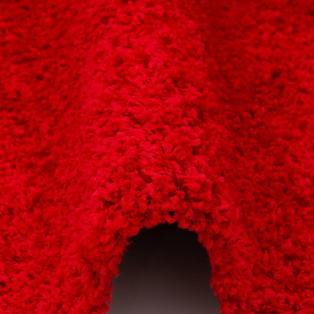 HOCHFLOR LANGFLOR SHAGGY TEPPICH FLUFFY RUND - Rot, Textil (160/160cm) - Pergamon