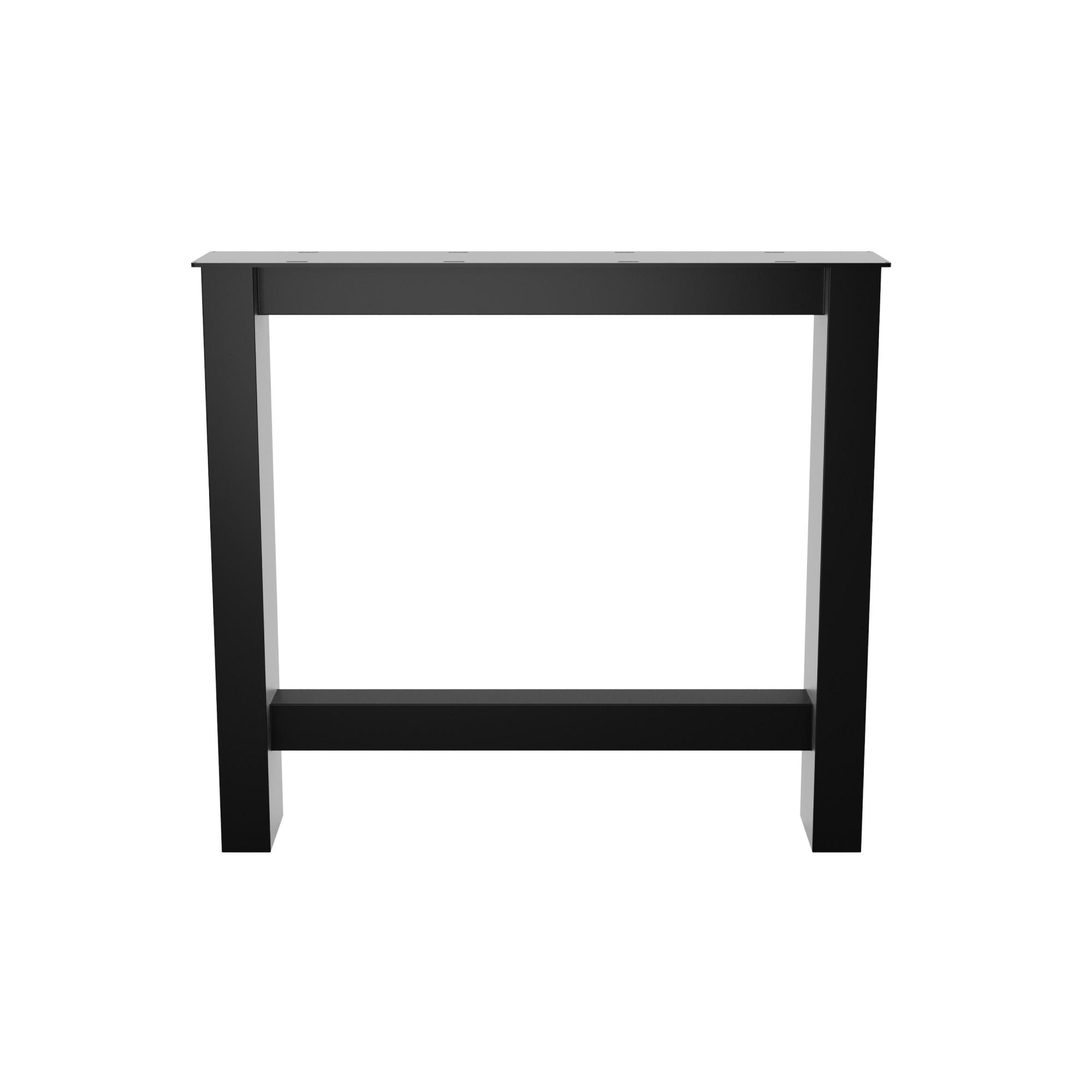 TISCHBEINE Etamin Lite A Extreme 2er-Set Schwarz 72cm - Schwarz, Metall (80/72/10cm) - Metalo Pro