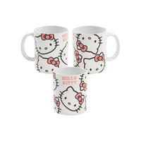 KAFFEEBECHER Hello Kitty Schleife Weiß/Rosa 320 ml - Weiß, Keramik (0.32L) - Hello Kitty