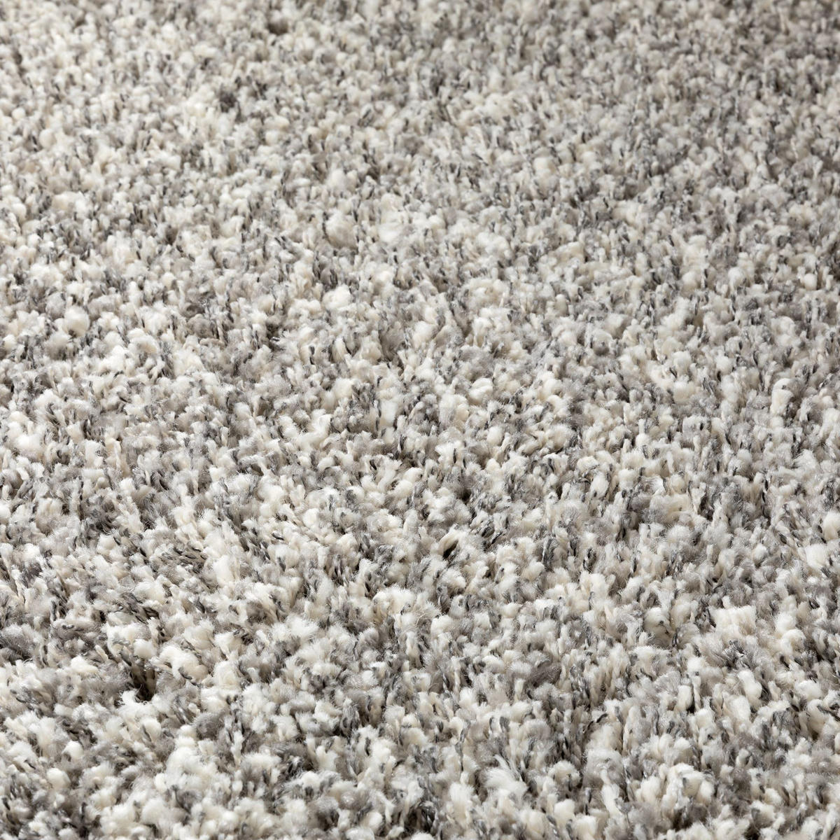 HOCHFLORTEPPICH 160/160 cm Twilight rund - Silberfarben, Textil (160/160cm) - Steffensmeier