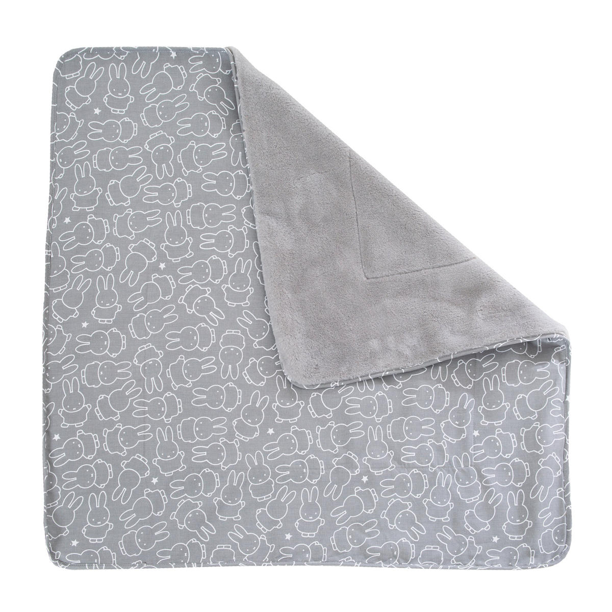 BABYDECKE 80 x 80 cm Miffy - Grau, Textil (80/80cm) - Roba