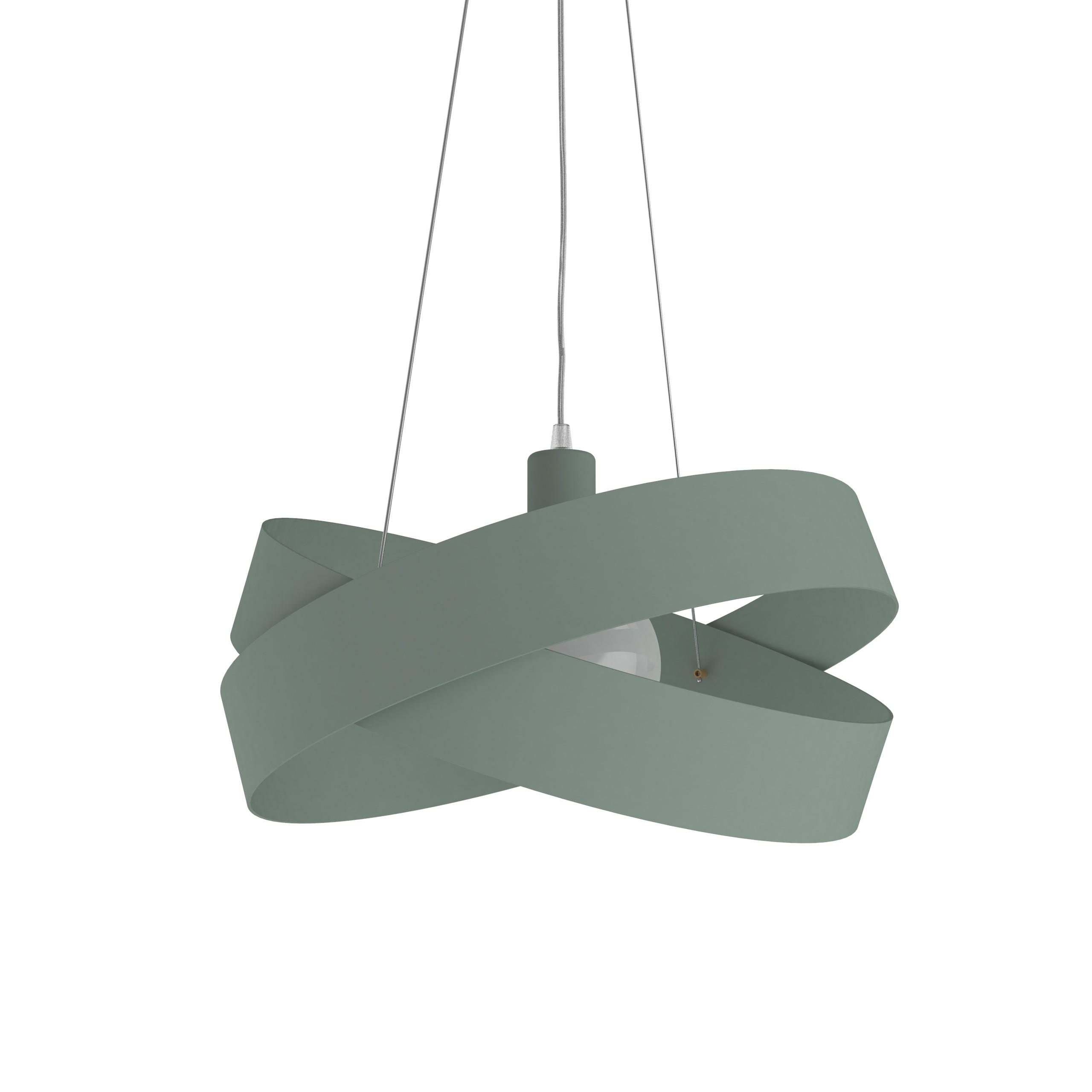 HÄNGELEUCHTE Soft D40 - Grün, Metall (40/40/16cm) - Lumicom