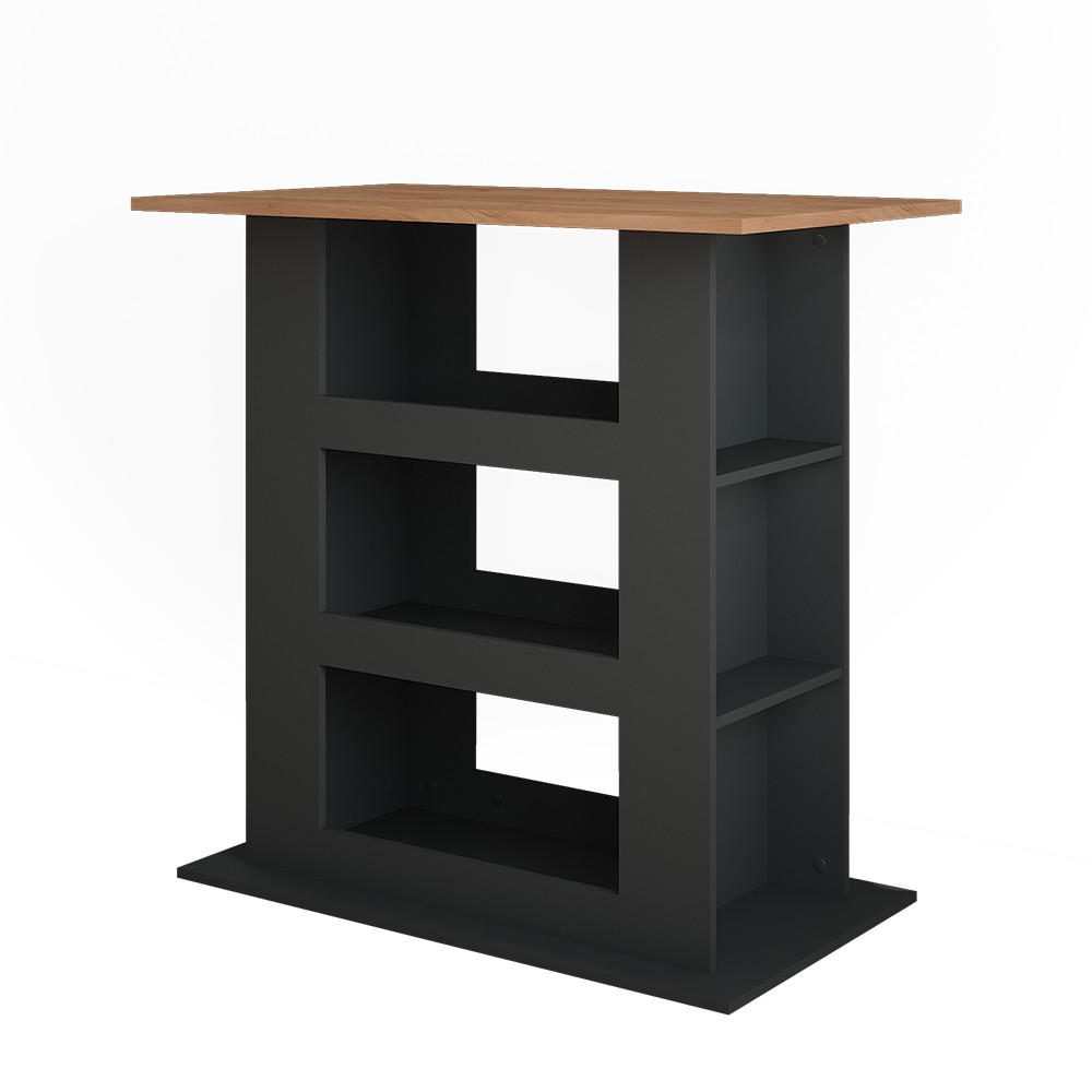 Vicco BAROVÝ STŮL Repose Zlatý dub power/antracit 110 x 65 cm