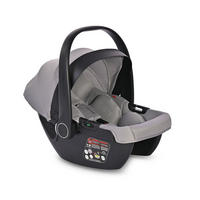 BABYSCHALE i-Size Aria Luxe grau (40 - 87 cm) verstellbar, Memory-Schaum - Grau, Kunststoff (43/59/68cm) - Lorelli