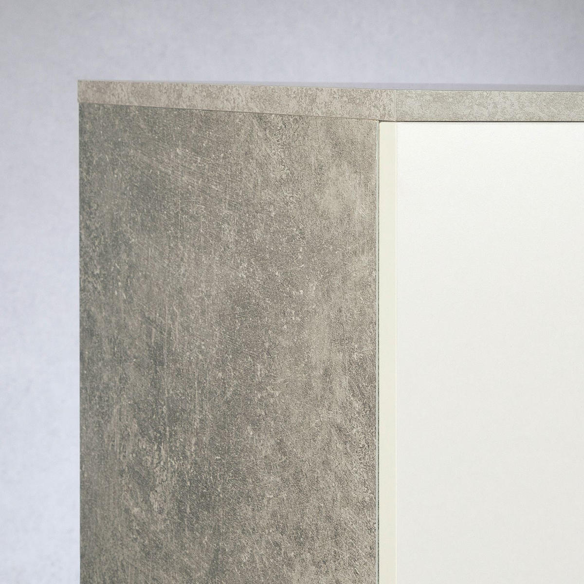 KOMMODE CHICAGO - Weiß/Grau, Holzwerkstoff (91/82/40cm) - CARO-Möbel