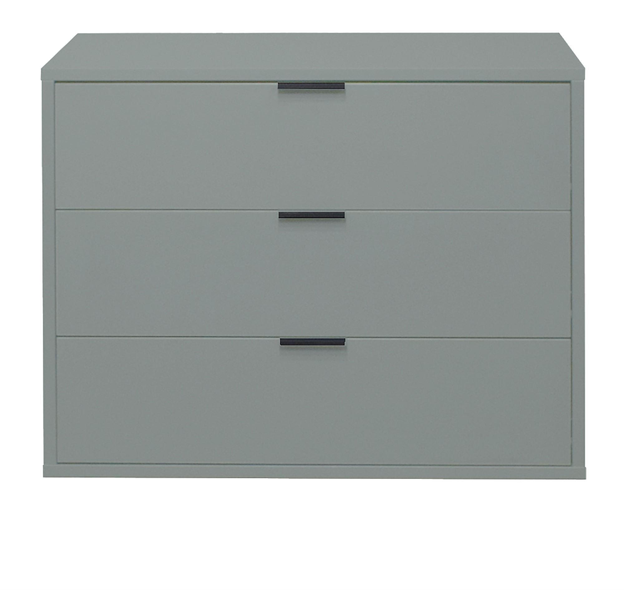 KOMMODE Erna 81x45x67 Pinie Green matt Lack - Grün, Holzwerkstoff (81/67/45cm) - 58aufmkessel