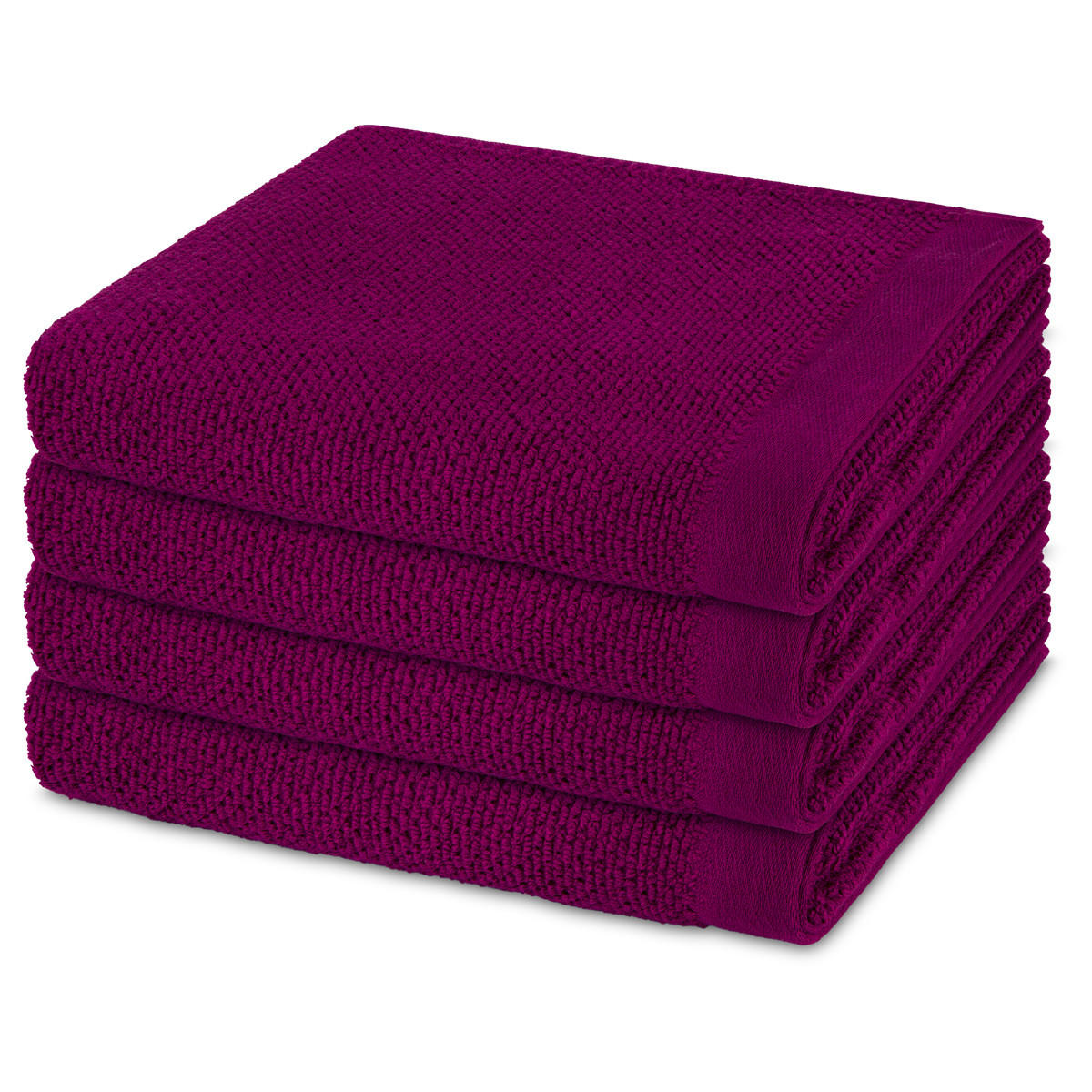 HANDTUCH Bliss 4er-Set - Lila, Textil (50/100cm) - MÖVE