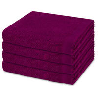 HANDTUCH Bliss 4er-Set - Lila, Textil (50/100cm) - MÖVE