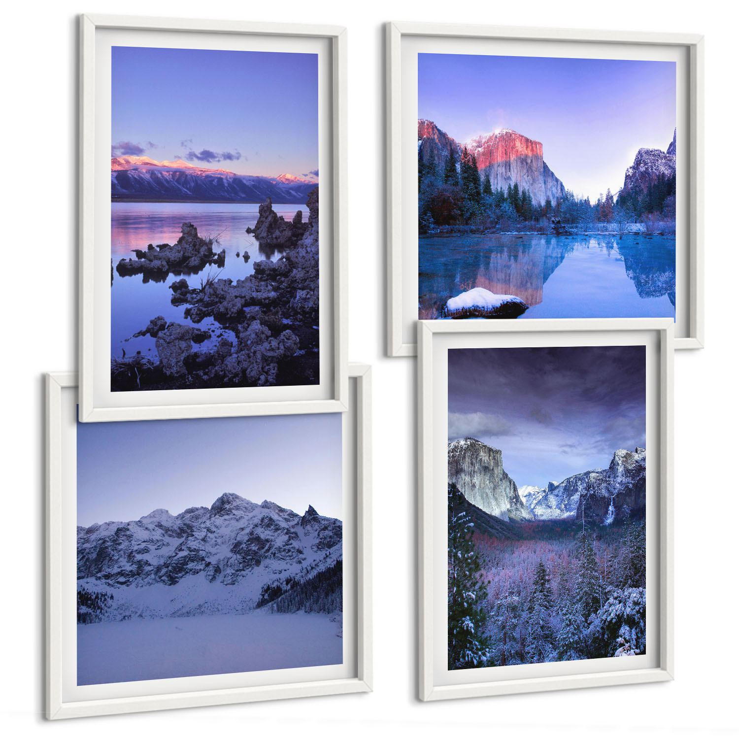 Tulup Bilder Weiß 50x50 cm