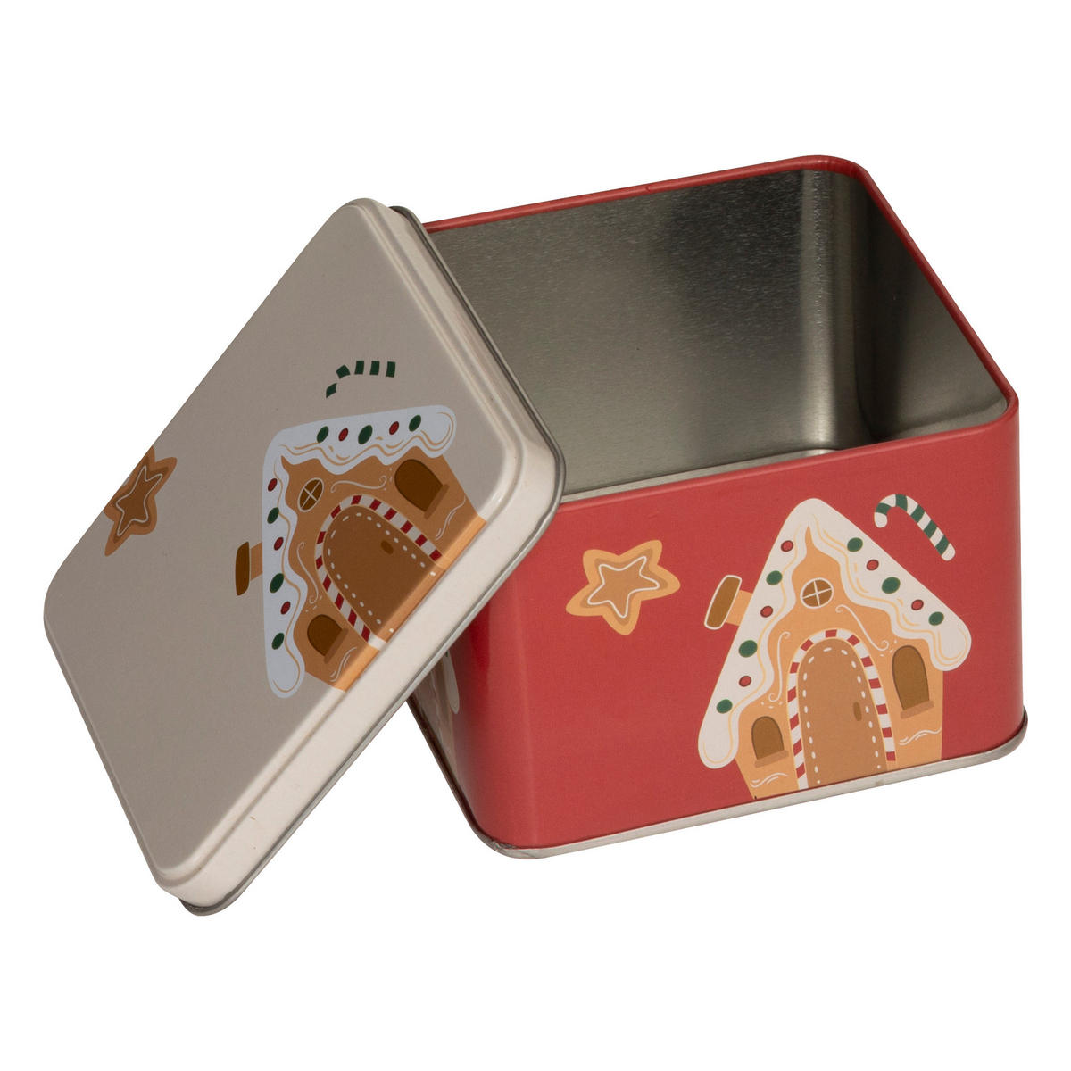 KEKSDOSE Metall 3er-Set - Rot, Kunststoff (18.8/8.5/18.8cm) - 5five Simply Smart