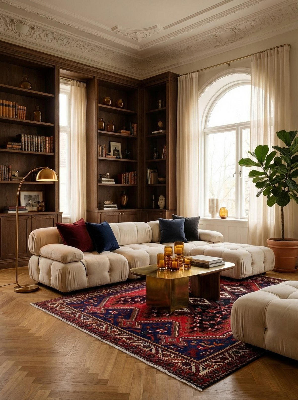 TEPPICH Afshar Blau 237/165 cm Schurwolle - Blau, Textil (165/237cm) - Looma