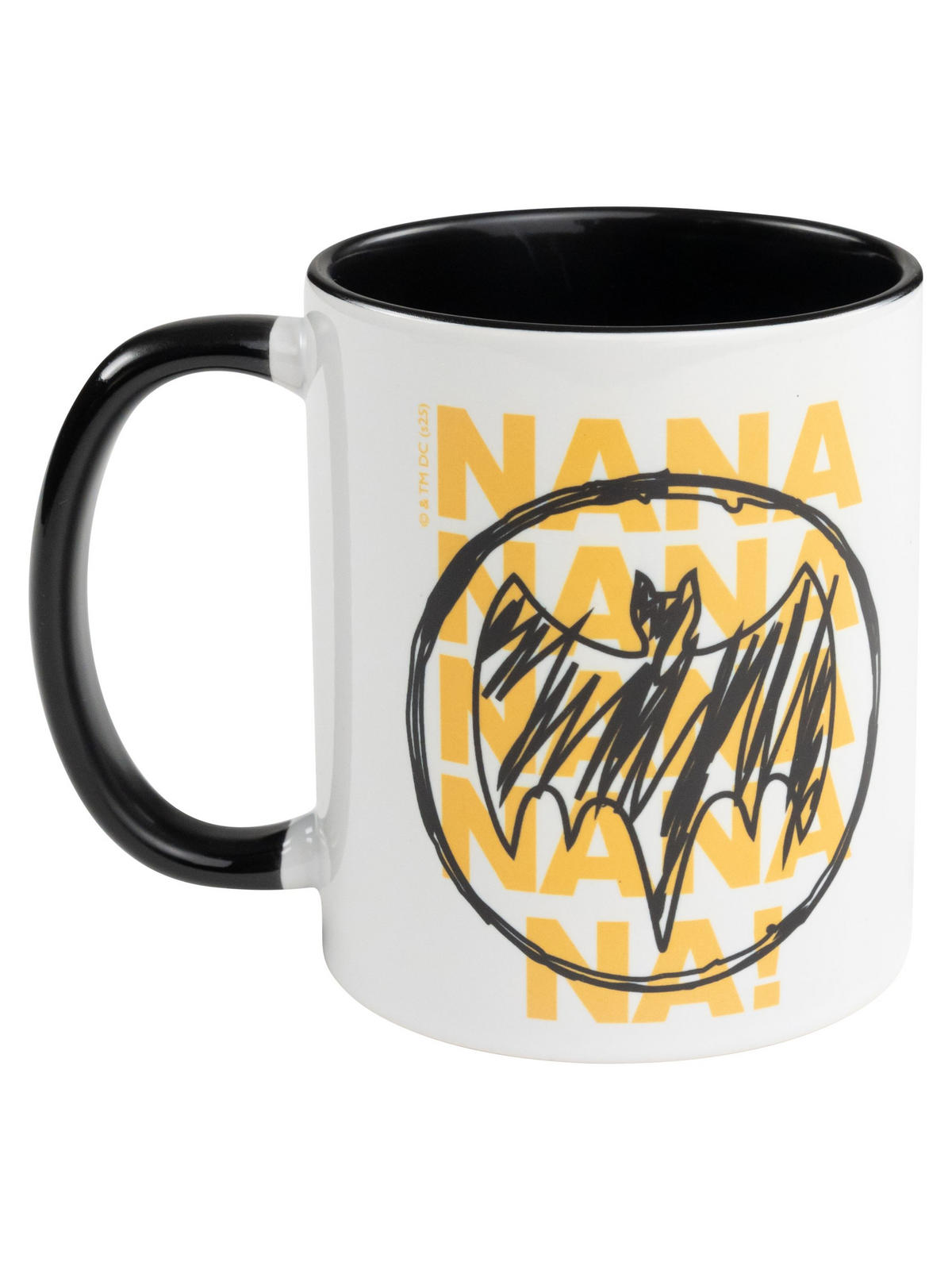 KAFFEEBECHER DC Comics Batman NANANA Schwarz/Weiß 320 ml - Multicolor, Keramik (0.32L) - DC Comics