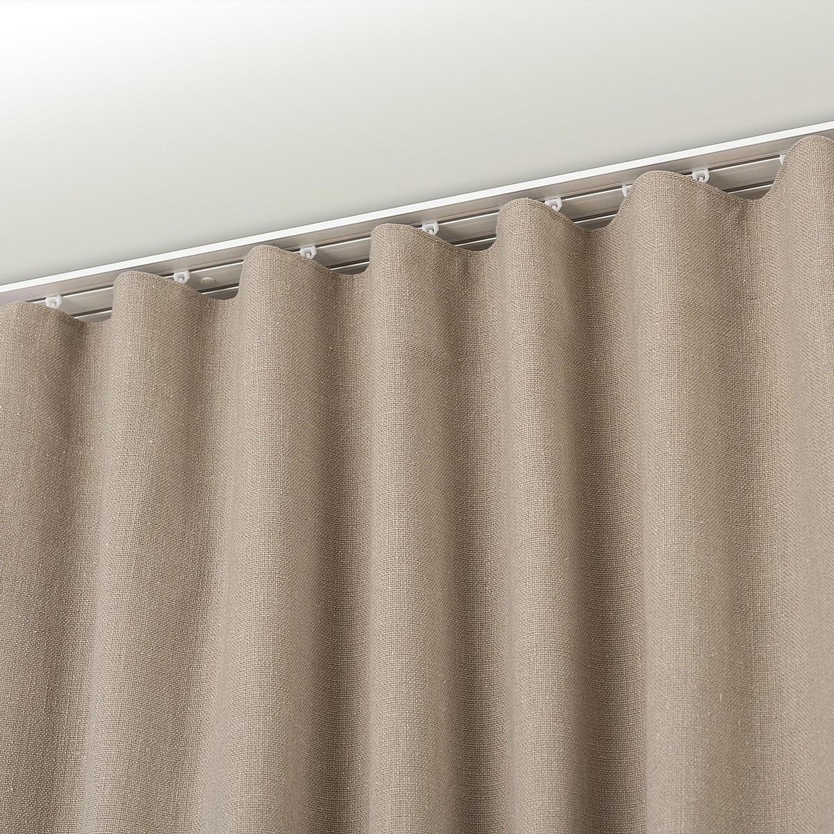 FERTIGVORHANG 140x280cm beige - Beige, Textil (140/280cm) - Dekoria