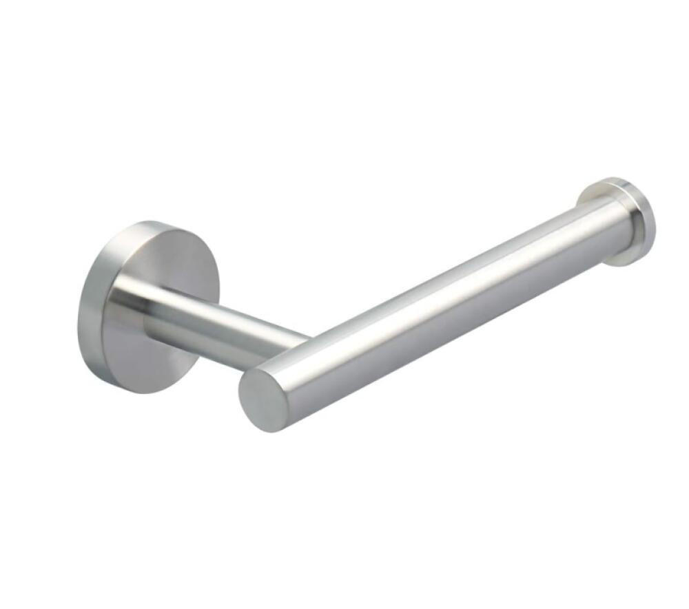 TOILETTENPAPIERHALTER, Wandmontierter Toilettenpapierrollenhalter - Silberfarben, Metall (5.5/9/16cm) - BELZ