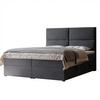 BOXBETT 120x200 cm mit Topper - Anthrazit, Holzwerkstoff/Textil (120/200cm) - Idohome