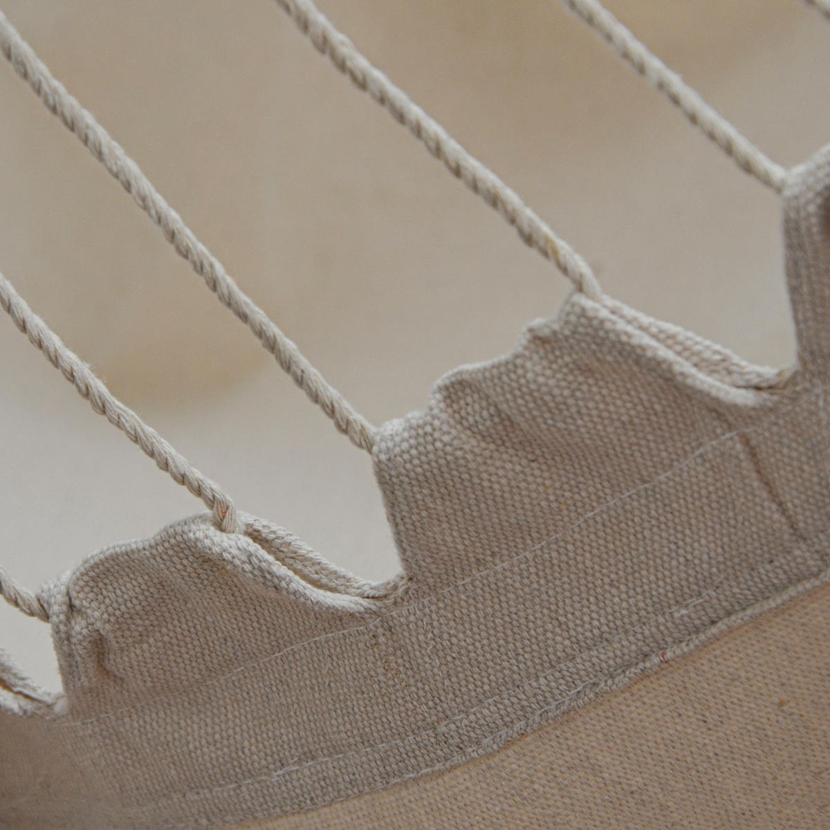 XL HÄNGESESSEL 155/125 cm Belastbar bis 100kg Beige - Beige, Textil (125/140/155cm) - Amanka