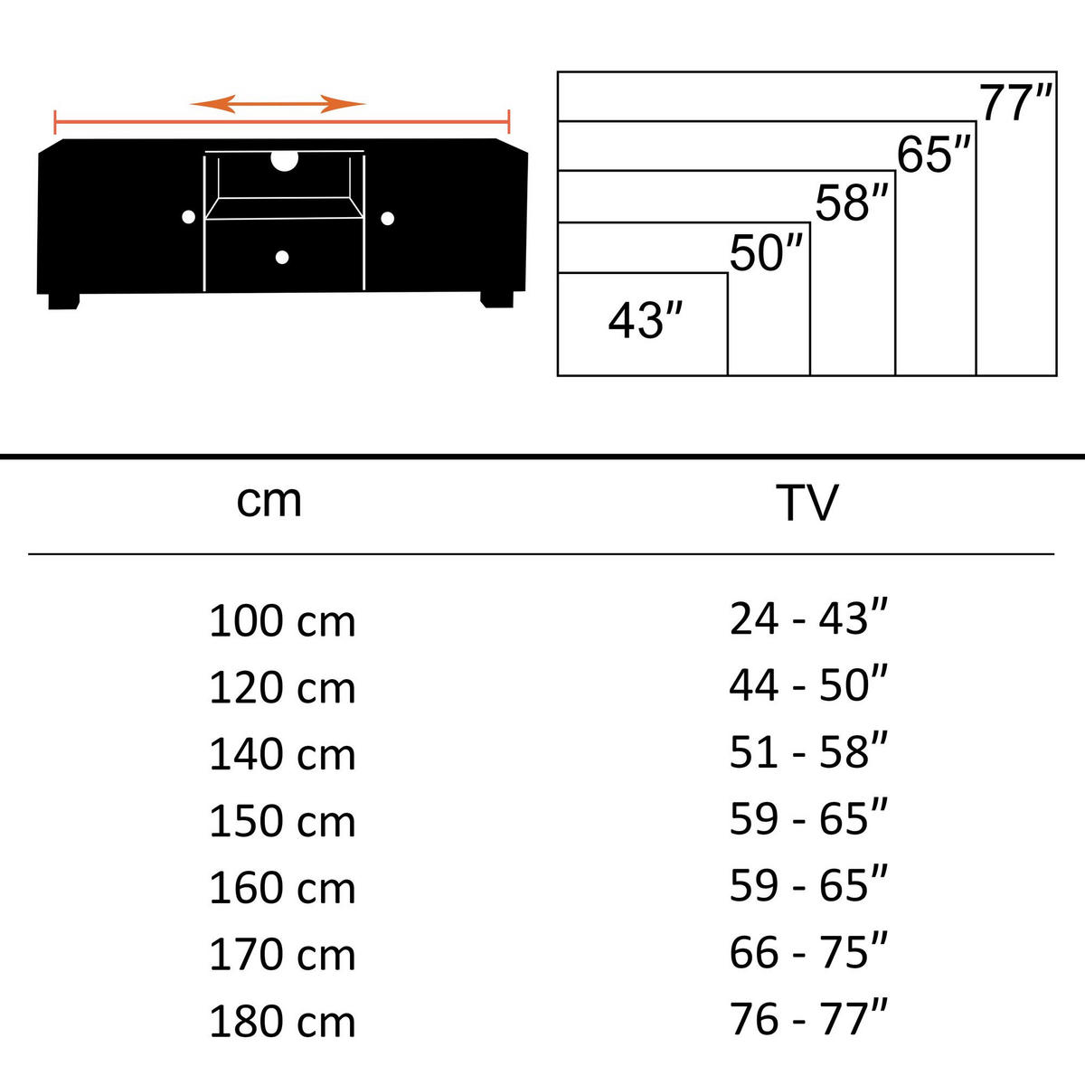 LOWBOARD Mango Massivholz Metall Industrial Stil für Fernseher bis 55 Zoll - Schwarz/Braun, Holz/Metall (147/50/38cm) - KADIMA DESIGN