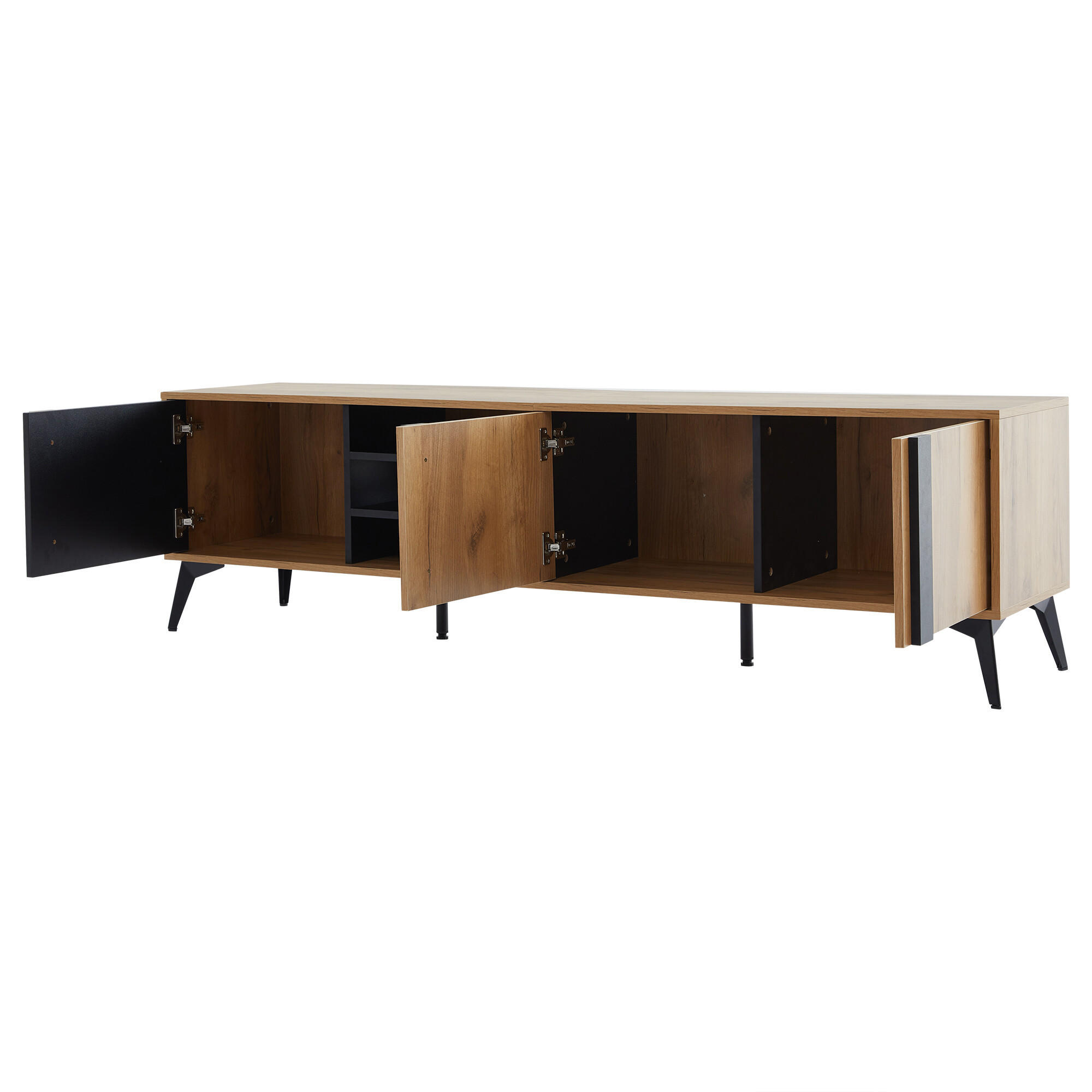 TV-MÖBEL Braun 180/50/40 cm - Braun, Holzwerkstoff (40/50/180cm) - Urban Meuble