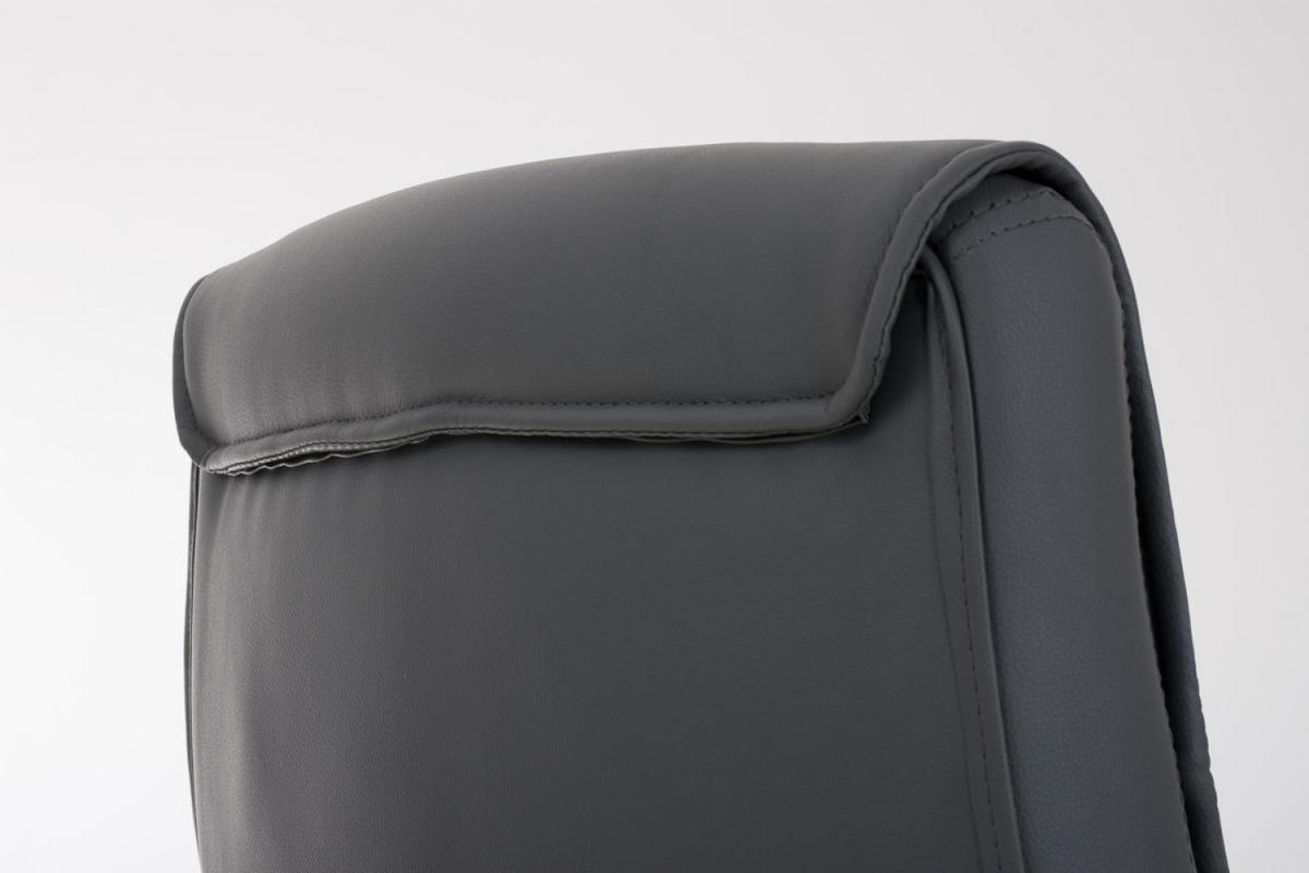 SCHWINGSTUHL Lederlook grau - Grau, Textil/Metall (49/105/60cm) - CLP