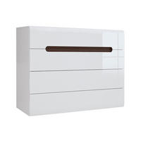 KOMMODE Darrel Weiß - Weiß, Holzwerkstoff (105/84/41cm) - Petits-meubles